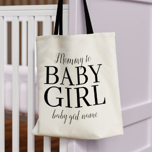 Mommy to Baby Girl Tote Bag