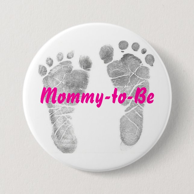 Mommy-to-Be 3 Inch Round Button (Front)