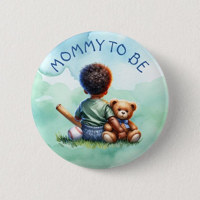 Mommy to be | Baby Shower  2 Inch Round Button (Front)