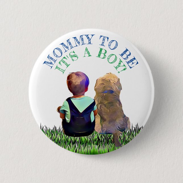 Mommy to be Baby Shower Button (Front)