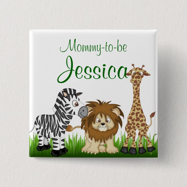 Mommy-to-be Baby Shower Button (Front)