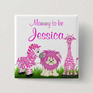 Mommy-to-be Baby Shower Button