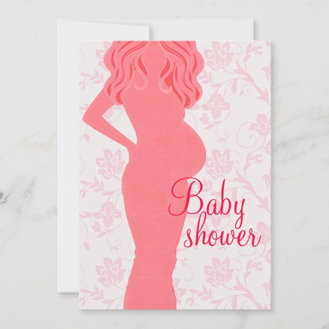 Mommy to be Baby Shower Invitation (Front)