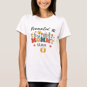 Mommy-to-Be est. 2025: New Mother’s Keepsake T-Shirt