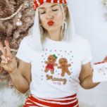 Mommy To Be Gender Reveal Gingerbread T-Shirt<br><div class="desc">This design features an adorable gingerbread boy and girl with delicious fonts! See the entire collection for more matching items!</div>