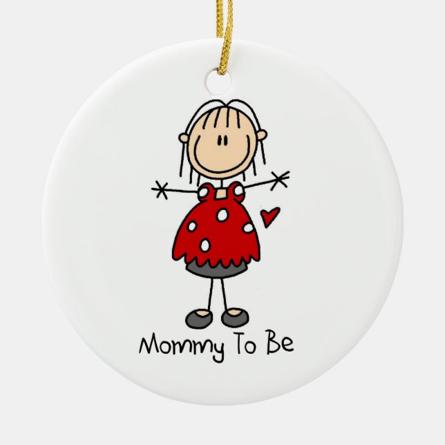 Mommy To Be Keepsake Ornament (Front)