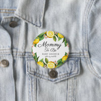 Mommy to be Lemon Citrus Summer Baby Shower