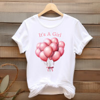 Mommy To Be Pink Balloons It's A Girl