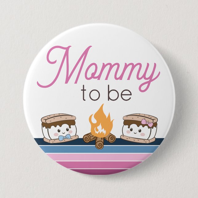 Mommy to Be S'more pin (Front)