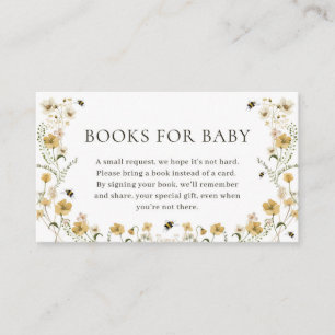 Mommy to Bee Baby Shower Books for Baby Card