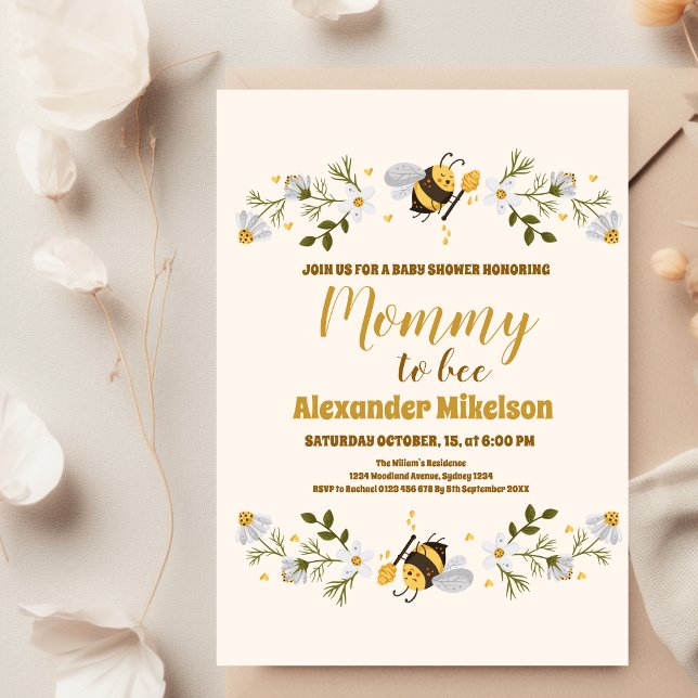 Mommy to bee baby shower invitation (Creator Uploaded)