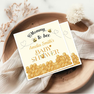 Mommy To Bee Baby Shower Napkin