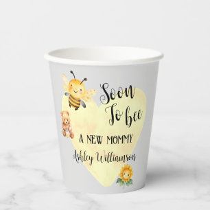 Mommy-to-Bee Baby Shower  Paper Cups