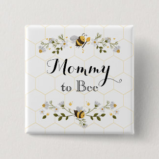 Mommy to Bee baby shower pin 