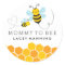 Mommy To Bee Baby Shower Sticker
