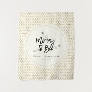 Mommy To Bee Baby Shower Tapestry