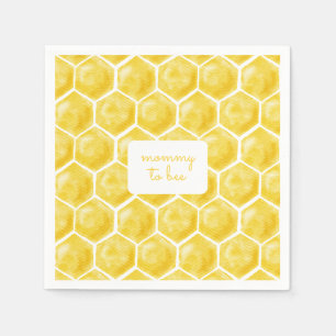 Mommy to Bee Baby Shower Thank You Napkin