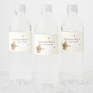 Mommy to Bee Baby Shower Water Bottle Label