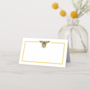 Mommy To Bee Bumblebee Wildflowers Baby Shower Place Card