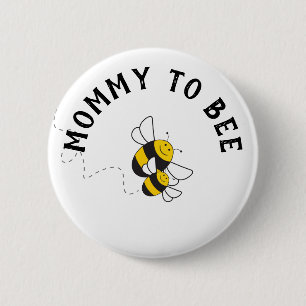 Mommy to bee button for bumblebee baby shower