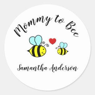 Mommy to Bee - Circle Sticker