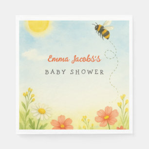 Mommy To Bee Gender Neutral Baby Shower Napkins