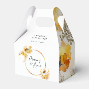 Mommy to Bee Honey Wildflower Baby Shower Favor Box