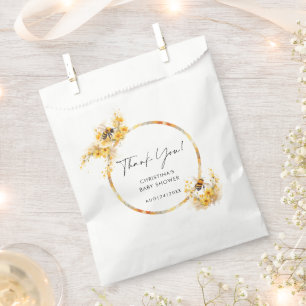 Mommy to Bee Honey Wildflower Baby Shower Favour Bag