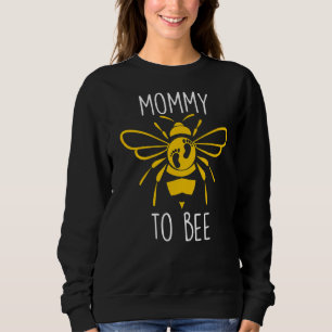 Mommy To Bee Insect Flying Large Group Bee Sweatshirt