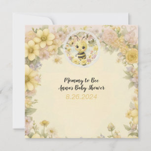 Mommy to Bee Invitation