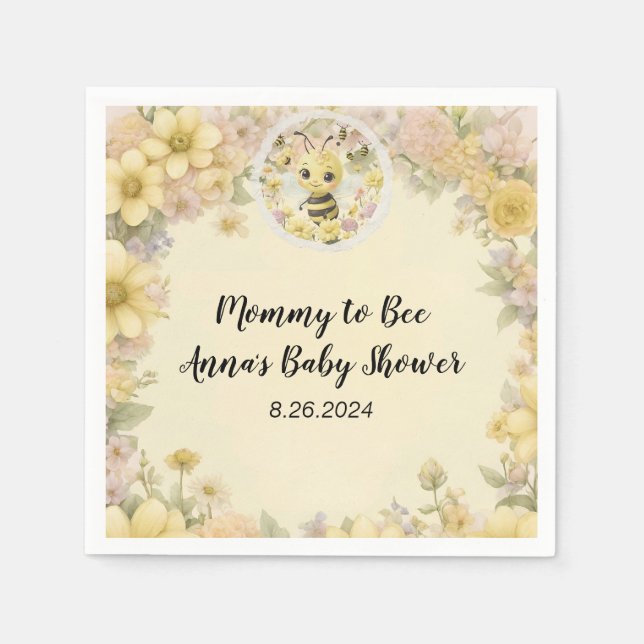Mommy to Bee Napkin (Front)