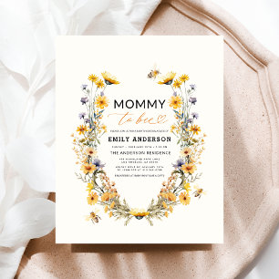 Mommy to Bee Wildflower Gender Neutral Baby Shower