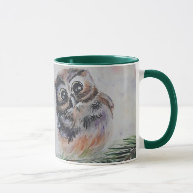 Mommy... - Watercolor Painting - Mug (Right)