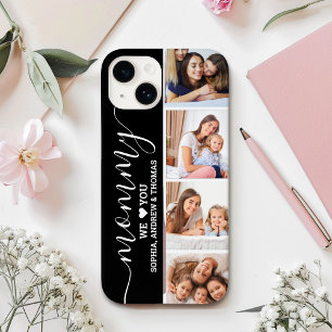 Mommy we love you   Photo collage Children Gift mo Case-Mate iPhone 14 Case