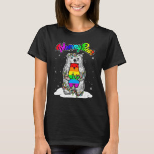 Mommybear Mom Bear Mother's Day Rainbow Bear T-Shirt