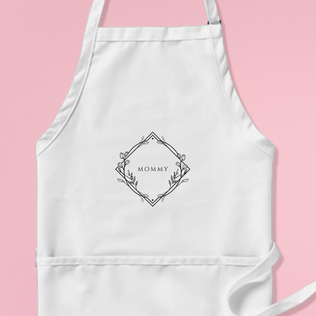 Mommy's Apron with Delicate Floral Design (Creator Uploaded)