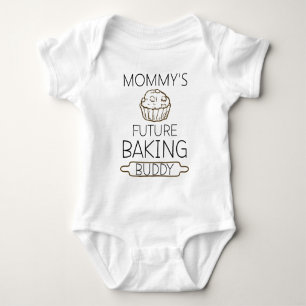 Mommy's Baking Buddy - Cooking Buddy Baby Bodysuit