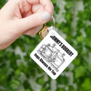 Mommy's Boobery Jugs Always On Tap Keychain