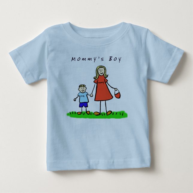Mommy's Boy Shirt (Blonde) (Front)