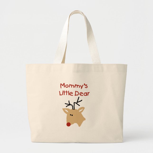 Mommy's Dear Large Tote Bag (Front)
