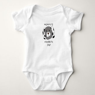"Mommy's Favourite Pup" Baby Shirt