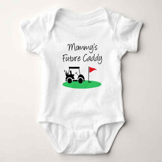 Mommy's Future Caddy Golf Baby Bodysuit (Front)