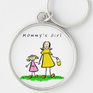 Mommy's Girl Keychain (Blond Hair)