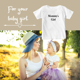 Mommy's Girl Matching Mommy and Me Baby T-Shirt