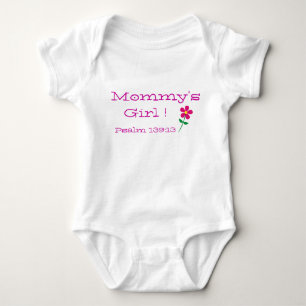Mommy's Girl Psalm 139:19 Collection Baby Bodysuit