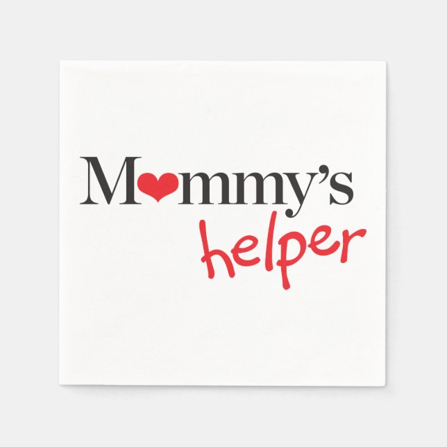Mommy's Helper Napkin (Front)