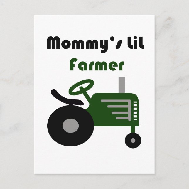 Mommy's Lil Farmer Postcard (Front)
