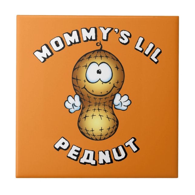 Mommy's Lil Peanut Tile (Front)