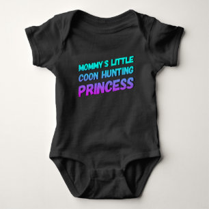 Mommy's Little Coon Hunting Princess Baby Bodysuit
