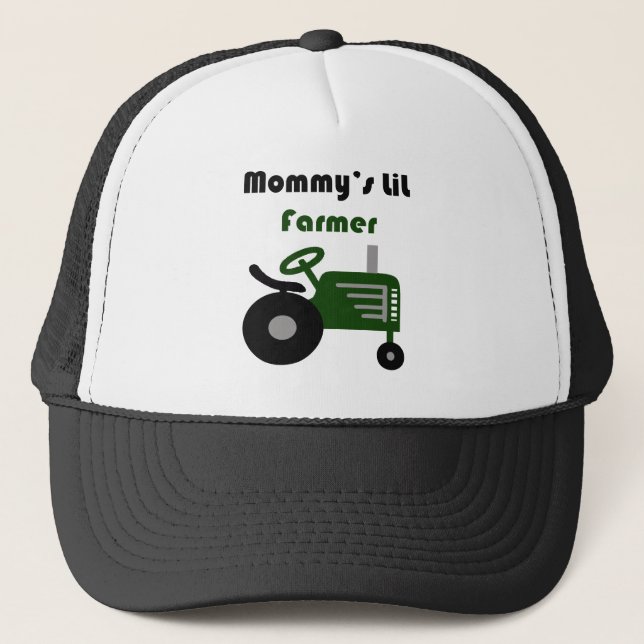 Mommy's Little Farmer Trucker Hat (Front)